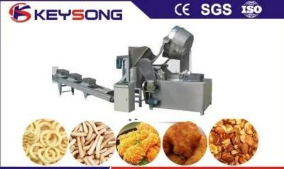 Automatic Snacks Donut Peanut Batch Fryer