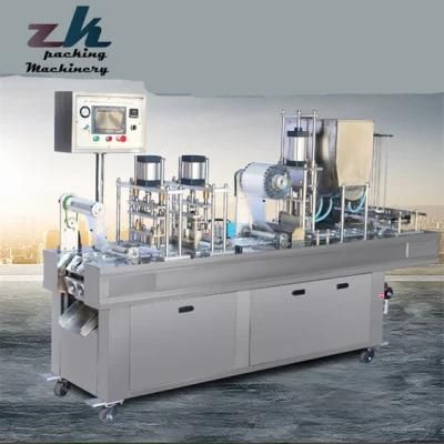 High Qulaity Automatic Yogurt Water Milk Sauce Cup Filling Sealing and Lidding Machine