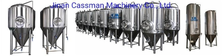 Cassman SUS304 2 Vessels 1000L 10bbl Beer Brewery Equipment for Brewpub Beer Brewing