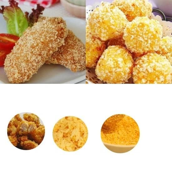Automatic Panko Bread Crumbs Snacks Puff Food Making Machine