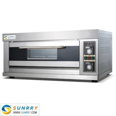 Professional High Efficiency Fuel Gas 1 Deck 2 Trays Gas Oven