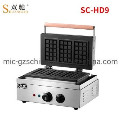 Commercial Electric Waffle Baker Luxury Muffin Maker Stainless Steel Material