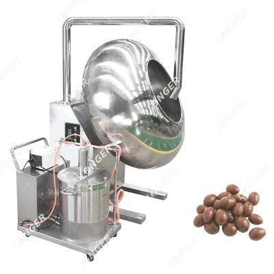 Lgy600 Mini Cashew Nuts Chocolate Ball Candy Coating Machine Nuts Chocolate Coating ...