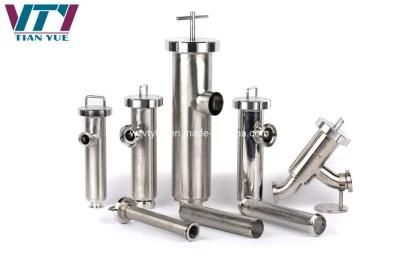 Food Grade Stainless Steel Angle Filter with Welded End