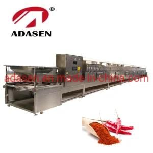 Hot Sale Microwave Drying and Sterilization Equipment for Chili Powder Pepper Powder and ...