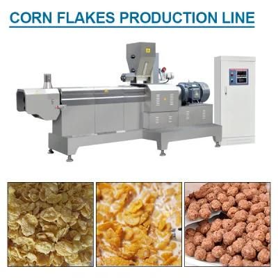 250kg/H Malt-O-Meal Corn Flakes Breakfast Cereal Maker Machine Manufacturer