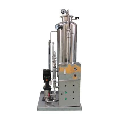 Small Scale Soft Drink CO2 Mixing Machine / CO2 Injection Mixing Equipment
