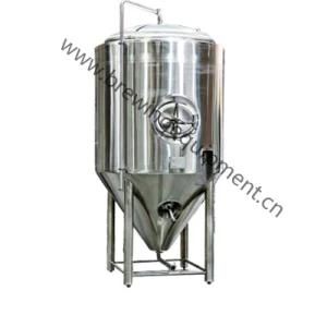 Side Manhole 3 Bar Pressure Vessels 1000L Conical Beer Fermenter