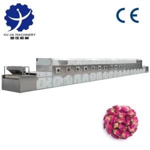 Rose Buds Industrial Microwave Drying Curing Equipment