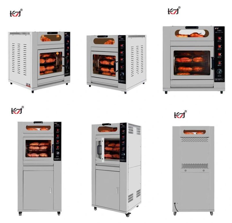 Ksj-10-Yd Snack Food Baking Oven Sweet Potato Corn Roasting Machine Wheels