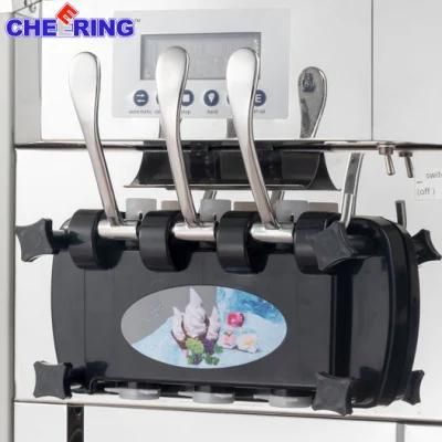 CE Factory Wholesale Wiberda 3 Flavors Soft Ice Cream Machine Maker Commercial Ice Cream ...