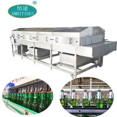 Canned and Bottled Beer Spray Water Pasteurization Machine