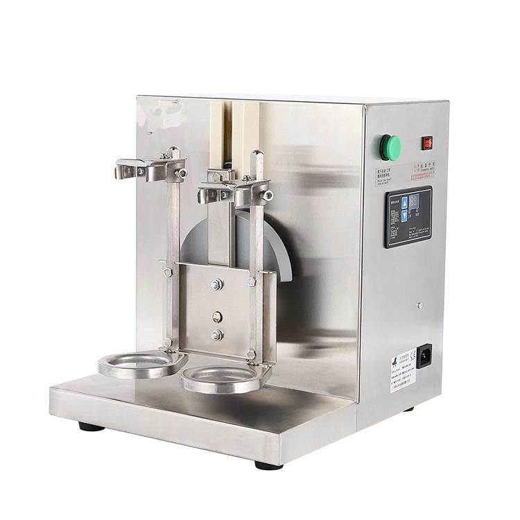 Commercial Stainless Steel Double Head Milk Frother Milk Drink Shaker Mixer Machine
