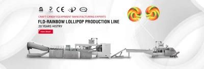 Fld-Rainbow Lollipop Production Line, Candy Machine, Candy Machine Line