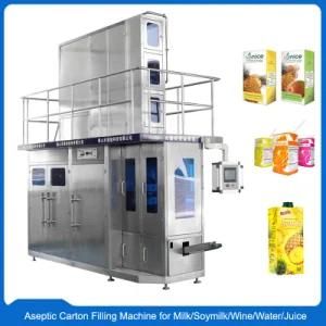 China Uht Sterilization Soya Milk Yogurt Fruit Juice Aseptic Brick Carton Package Filling ...