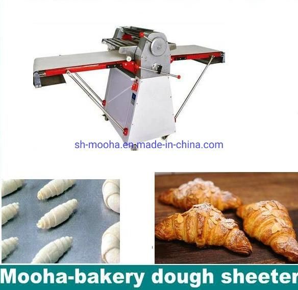Commercial Pastry Dough Sheeter Croissant Making Bakery Machines Baked Food Production Line Pizza Dough Pressing Equipment Dough Sheeter