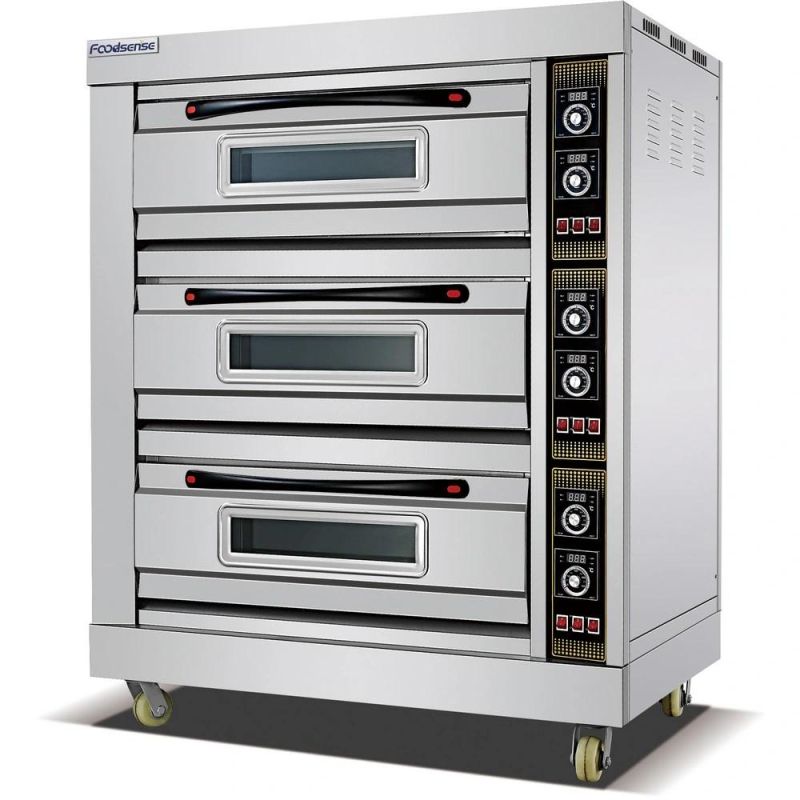 Industrial Bread Cake Shop Stainless Steel Electric Baking Oven 1 Deck 1 Tray for Sale