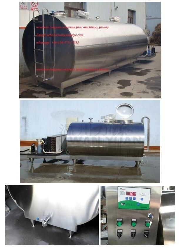 2000L Bulk Milk Cooling Tank Cooling Milk to 4 Degree