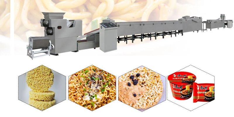 Fried Wavy Instant Noodle Production Line|Instant Noodle Making Machine