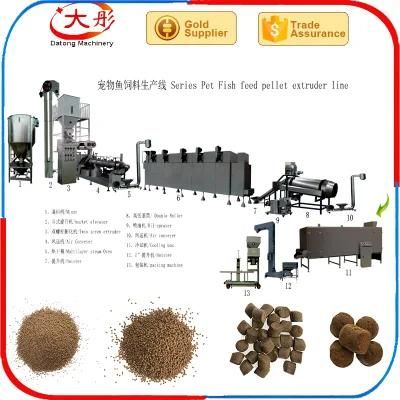 Auto Extrusion Pet Fish Feed Making Machinery