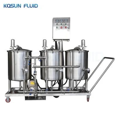 Stainless Steel Portable Industrial Washing Automated Brewery CIP / System / Equipment
