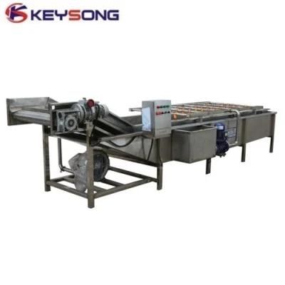 Fruit Vegetable Processing Line Air Bubble Washing Machine