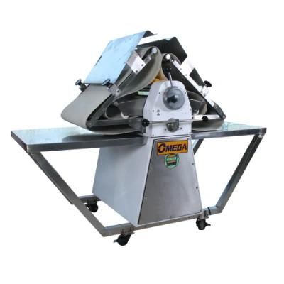 on Table Bakery Machine Electric Stainless Steel Dough Pastry 450 Sheeter