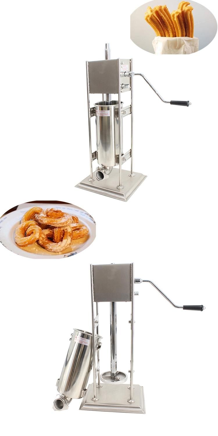 Manual Churros Maker Machine Industrial Sausage Churros Fritters Making Machine