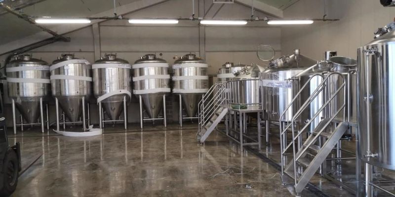 5bbl 5hl 6bbl 6hl Steam Heating Brewhouse Brewing System