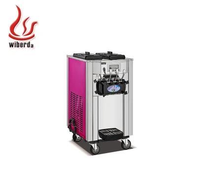 Spraying Soft Ice Cream Machine