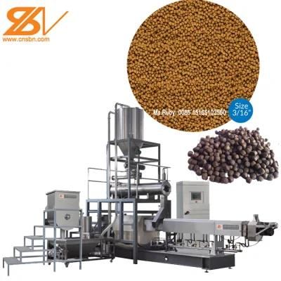 Animal Floating Fish Feed Pellet Production Making Line Float Glass Production Line