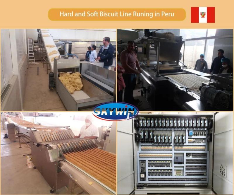 Skywin Biscuits Production Processing Line Cracker Biscuit Machine