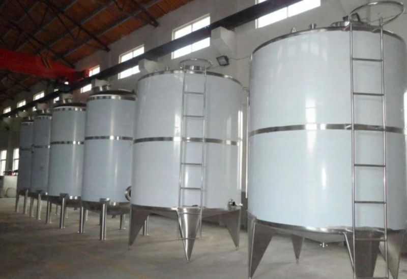 5000L Stainless Steel Fruit Juice Milk Mango Mixing Fermentation Mixing Vat