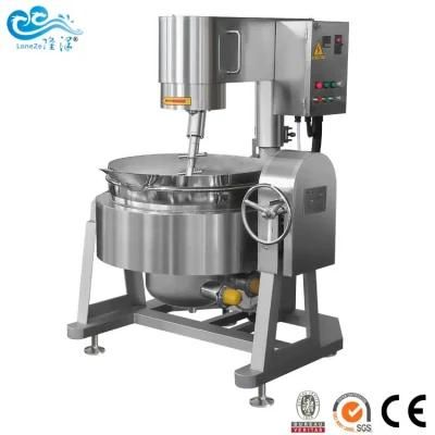 Facory Industrial Electric Automatic Jacketed Horizontal Mixer Kettle for Tomato Paste by ...