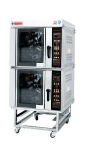 Professional Bakery Equipment Doubled Combined Hot Air Convection Ovens with Rack Used in ...