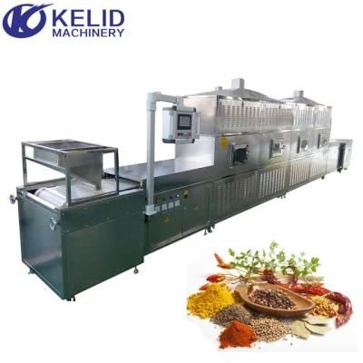 Microwave Condiment Seasoning Pepper Chilli Drying Sterilizing Machine