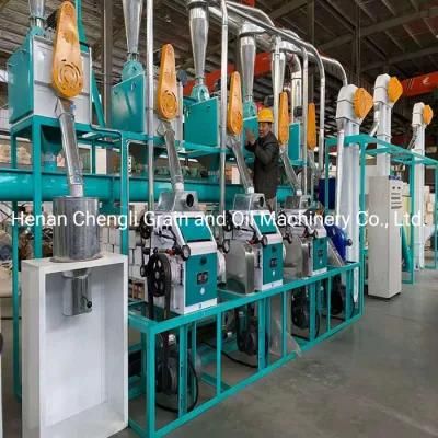 Fully Automatic 20t Commercial Flour Milling Machine