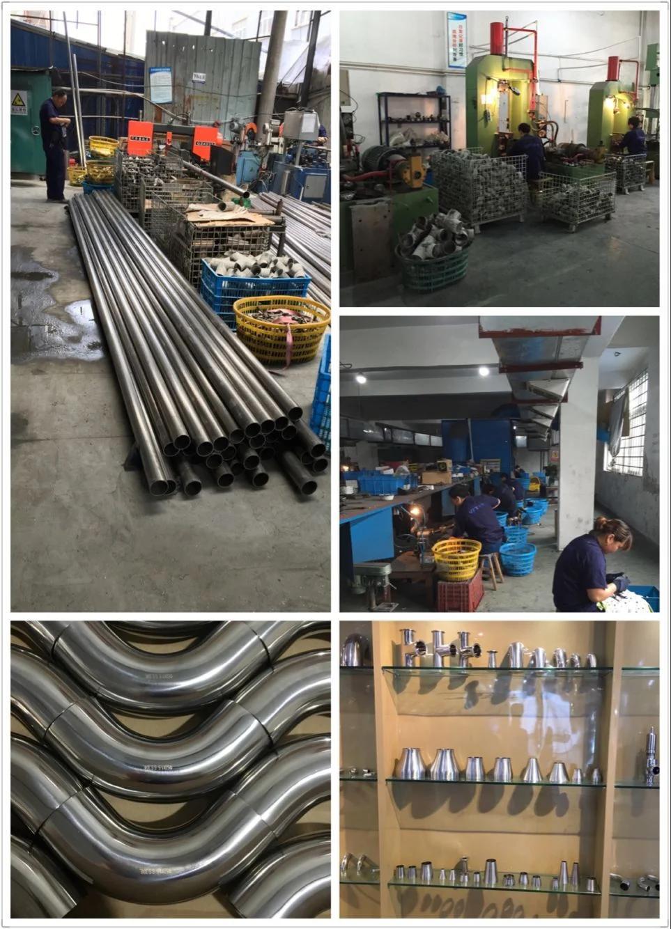 Sanitary Stainless Steel Angle Filter with Clamp End