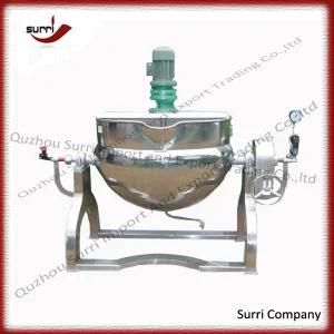 Stainless Steel Gas Type Jacketed Kettle for Jam Making (Surri-100)