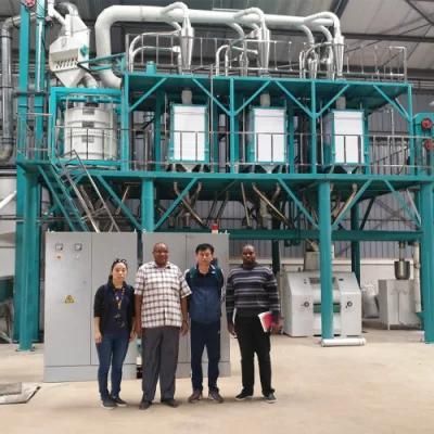 Visited Tanzania Clients for&#160; 50t/24h Maize Flour Milling Plant for Super White Flour