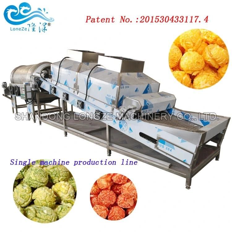 China Manufacturer Commercial Popcorn Production Line Pirce for Caramel Mushroom Popcorns on Hot Sale