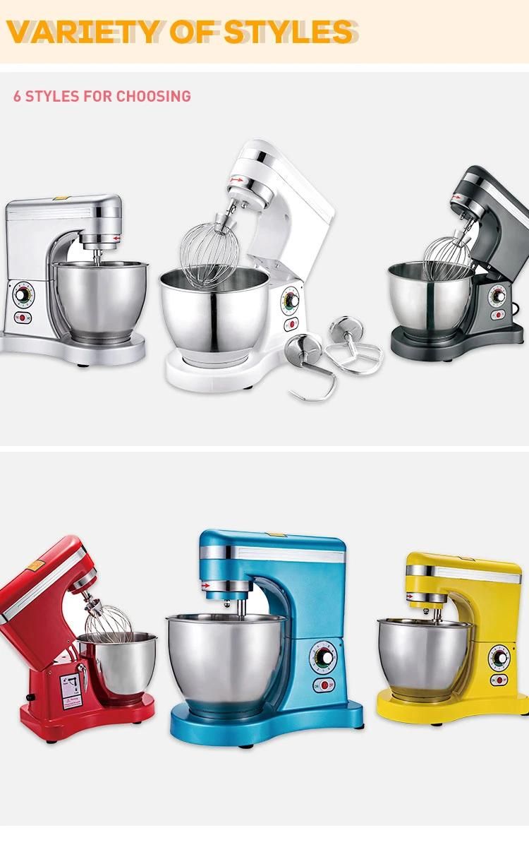 Kitchen Equipment 5L Cake Food Mixers Bread Planetary Dough Stand Mixer