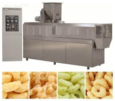 Double Screws Core Filling Snack Production Extruder