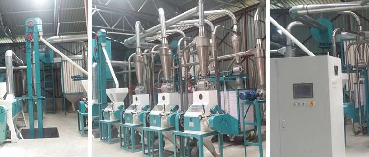Zimbabwe 50t Maize Corn Milling Machine for Sale