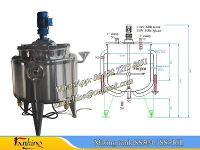 200L Electrich Heating Mixing Tank for Chocolate