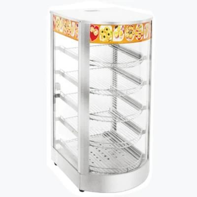 Luxury Glass Food Display Warmer 3 Layer Egg-Tart Thermostatic Cabinet Warming Showcase