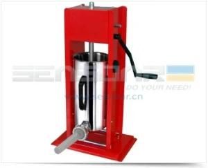 6 Kgs Vertical Sausage Stuffer with Two Gear Speed and Metal Stand