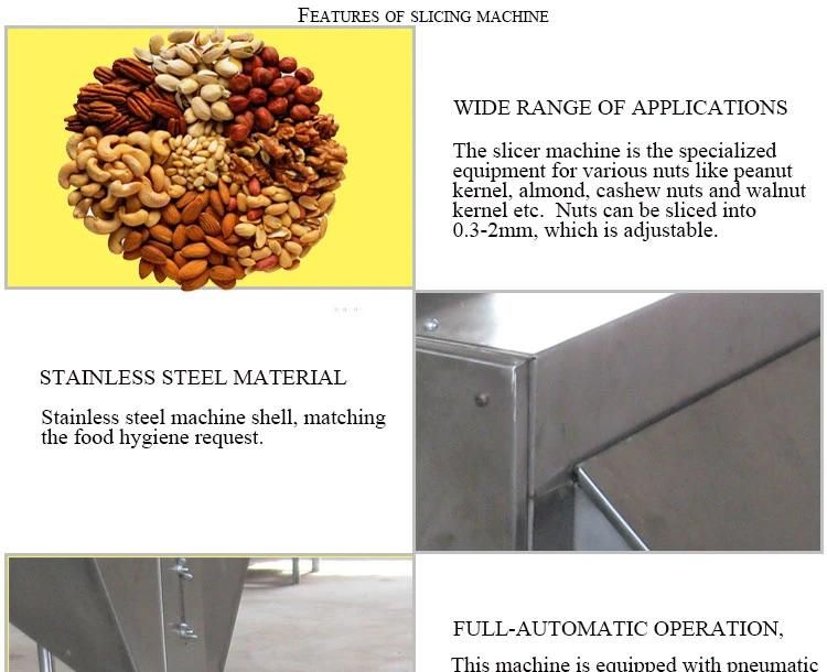 High Quality Small Space Almond Slicing Machine Almond Cutting Machine