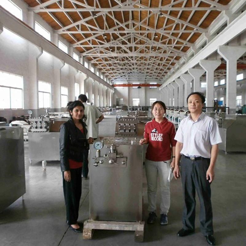 Middle, 2000L/H, 25MPa, Stainless Steel, Liquid, Dairy Homogenizer
