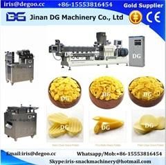 Automatic Hot Sale China Supplier Extruded Chips Snack Pellet Food Making Extrusion ...